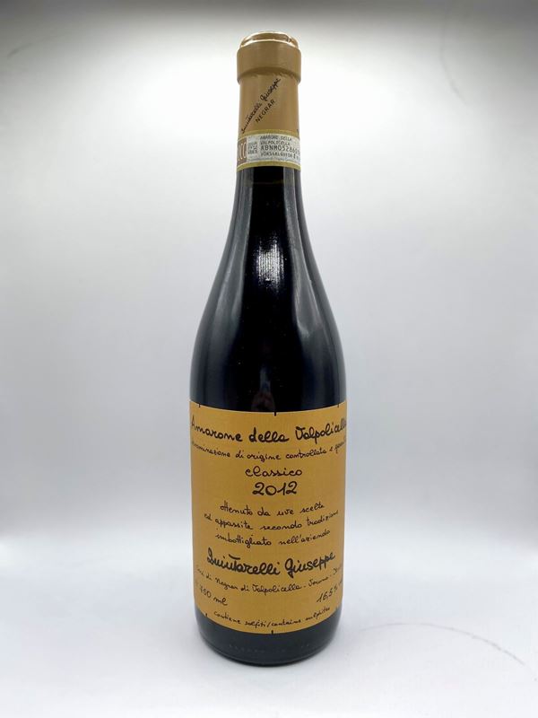 Giuseppe Quintarelli, Amarone della Valpolicella  (2012)  - Italia-Veneto - Asta Vini e Distillati. D'Annata, Pregiati e da Collezione - Bertolami Fine Art - Casa d'Aste