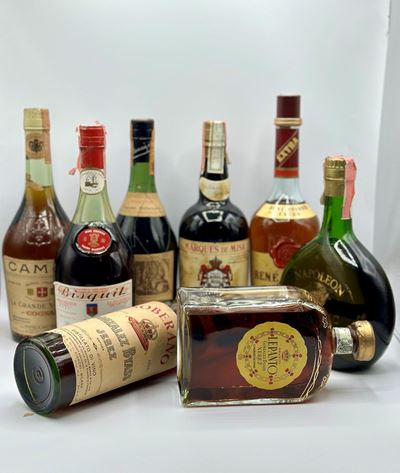 Lotto di Cognac e Brandy