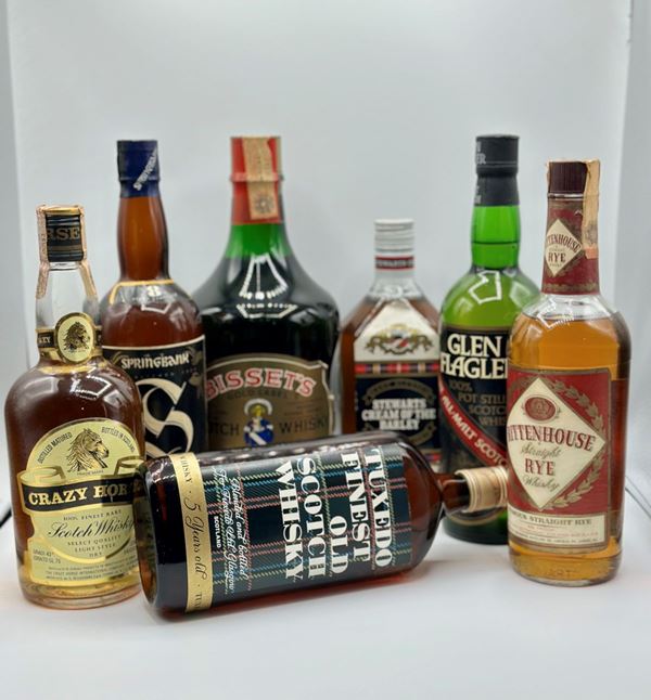 Lotto di Whisky  - Scozia - Asta Vini e Distillati. D'Annata, Pregiati e da Collezione - Bertolami Fine Art - Casa d'Aste