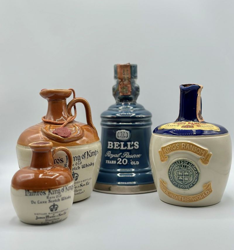 Lotto di Whisky in Ceramica