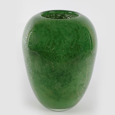 Vaso in Vetro Verde