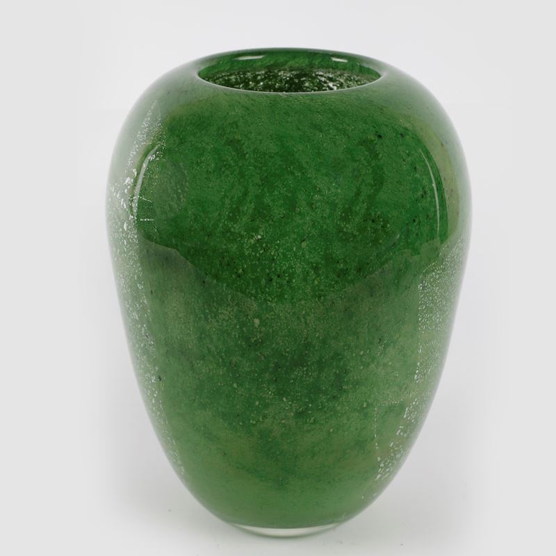 Vaso in Vetro Verde