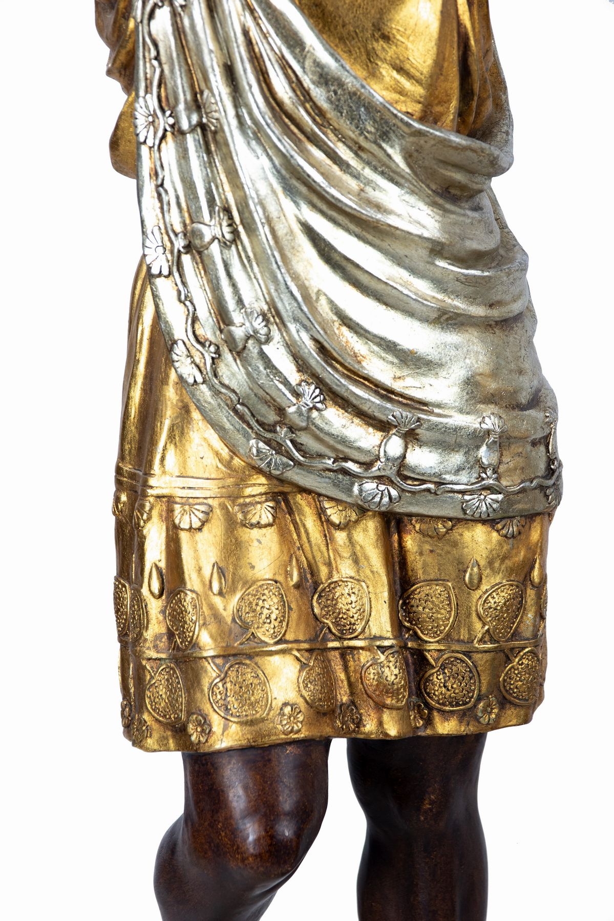 Coppia di Lampade da Terra con Mori Veneziani in Stile Barocco