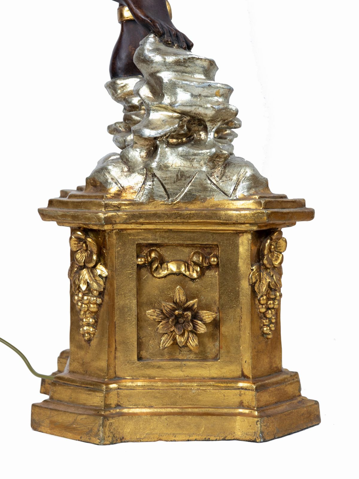 Coppia di Lampade da Terra con Mori Veneziani in Stile Barocco