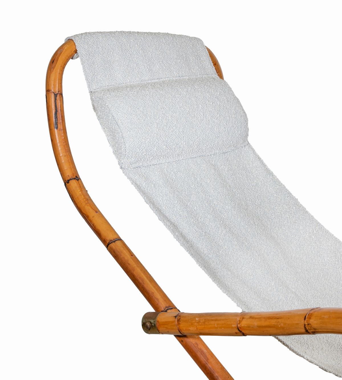 Sedia a Sdraio Pieghevole in Bambu
