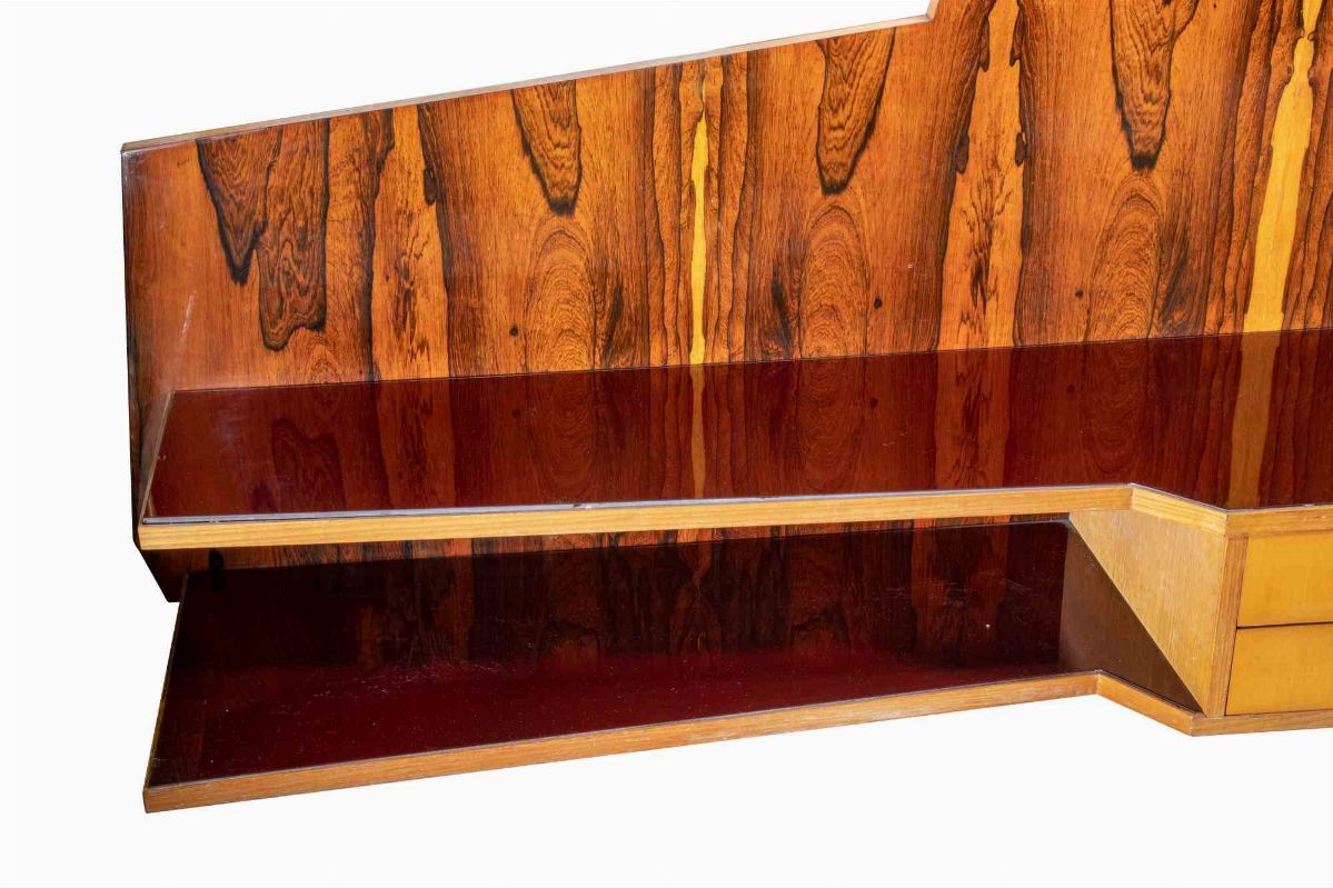 Consolle Vintage in Legno Sospesa