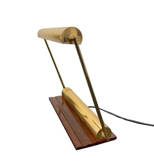 Vintage "Banker" Lamp by George Kovacs