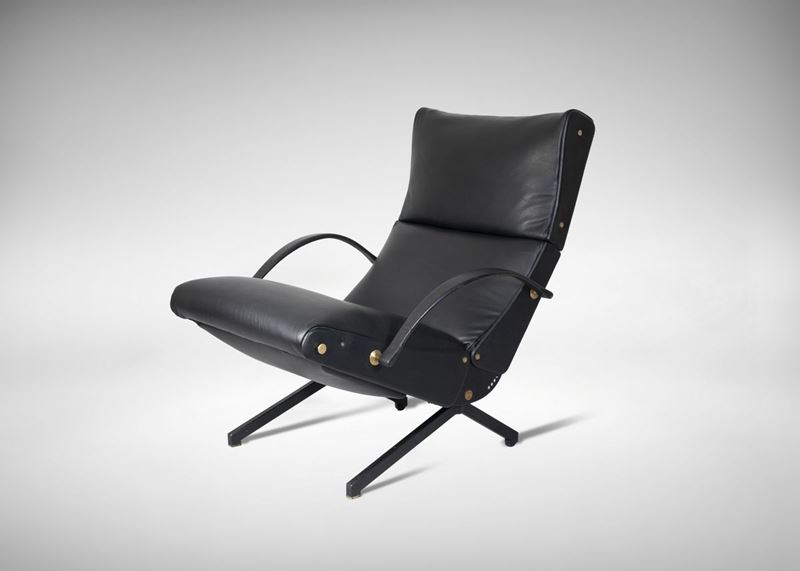 Osvaldo Borsani (nello Stile Di) Varedo, 1911- Milano, 1985 - Poltrona Regolabile P40 Vintage