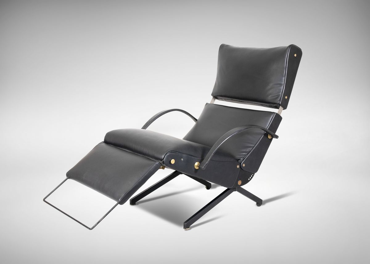Osvaldo Borsani (nello Stile Di) Varedo, 1911- Milano, 1985 - Poltrona Regolabile P40 Vintage