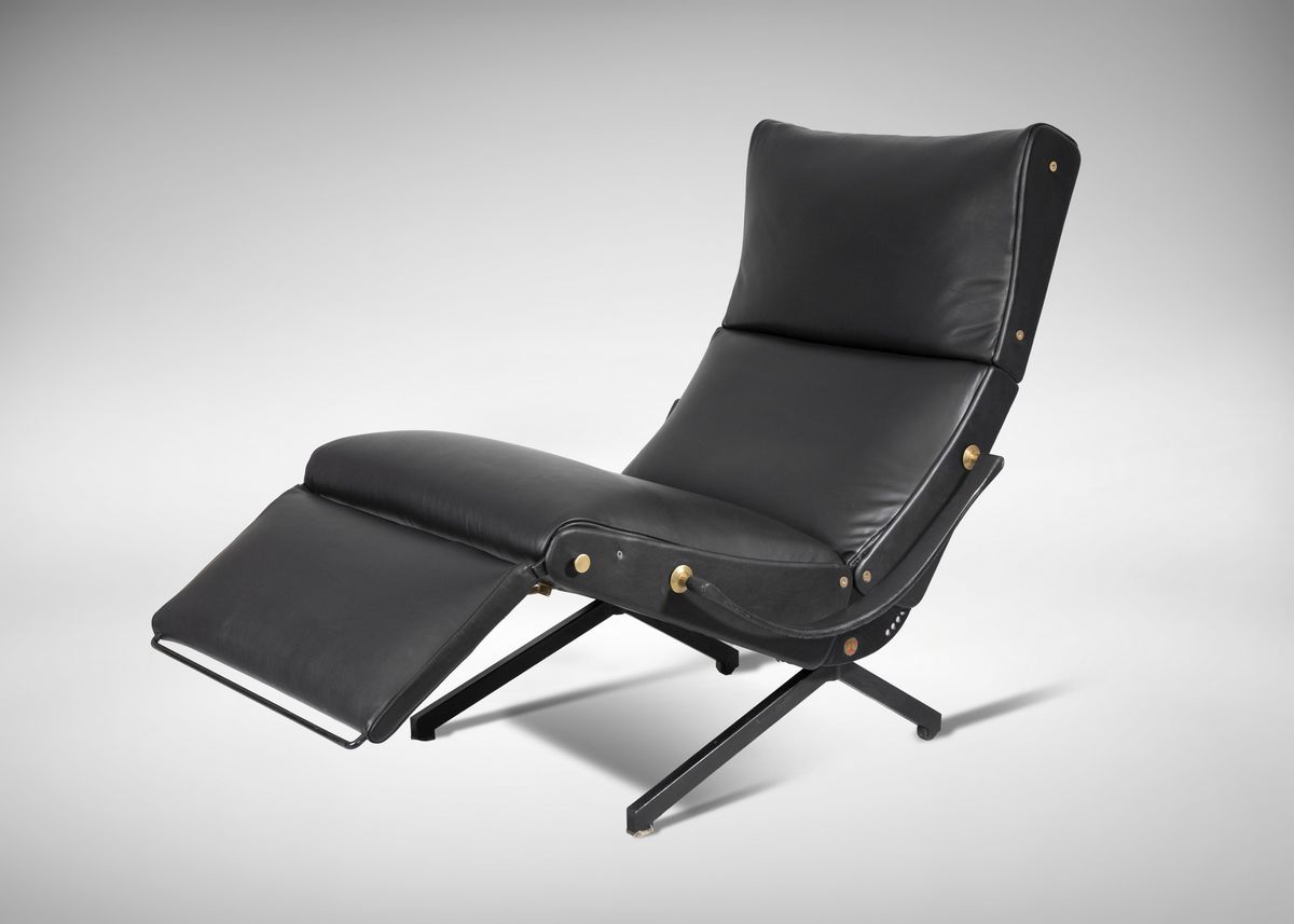 Osvaldo Borsani (nello Stile Di) Varedo, 1911- Milano, 1985 - Poltrona Regolabile P40 Vintage