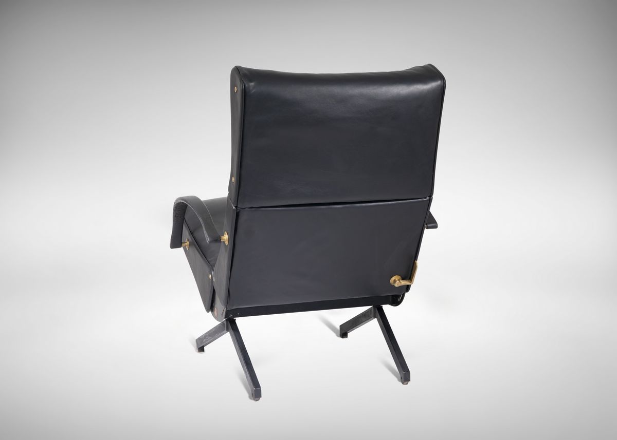 Osvaldo Borsani (nello Stile Di) Varedo, 1911- Milano, 1985 - Poltrona Regolabile P40 Vintage