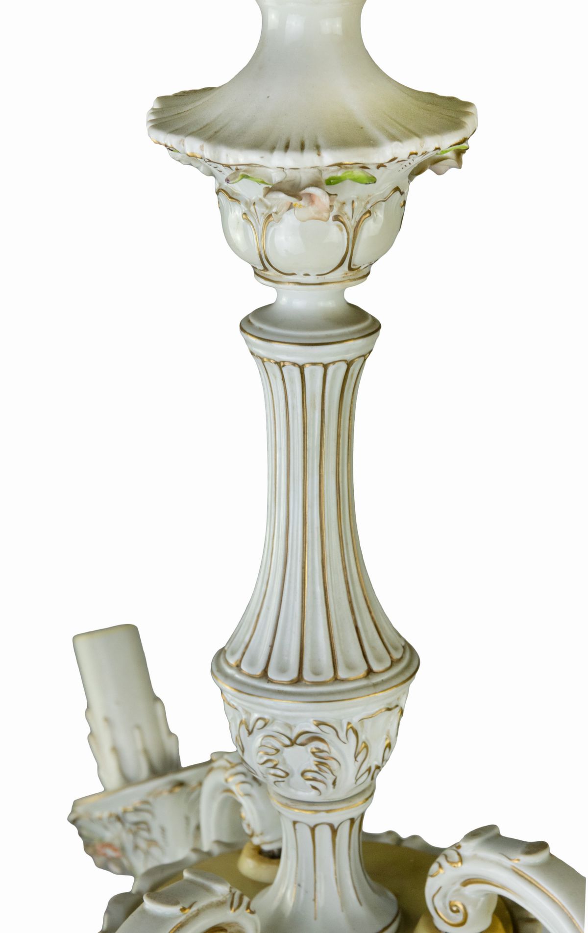 Lampadario in Ceramica Capodimonte