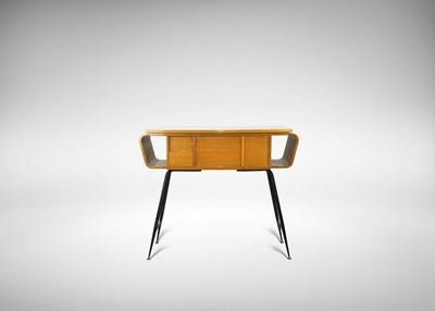Console Vintage di Metà Secolo per Macchina da Cucire Singer