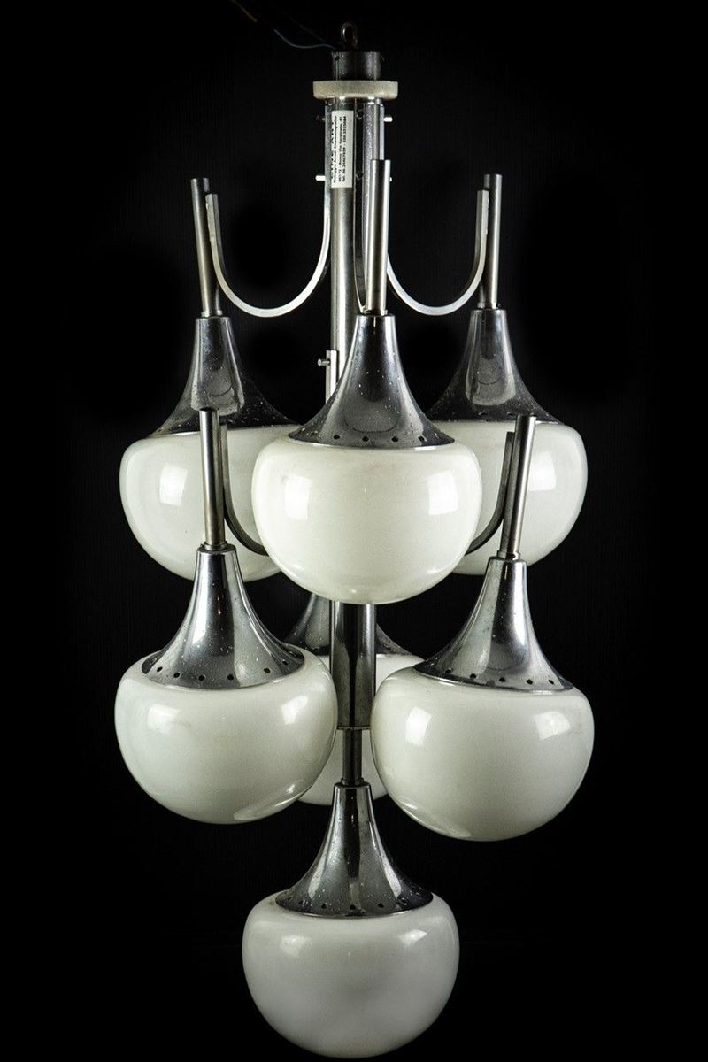 Gaetano Sciolari - Lampadario in Vetro di Murano