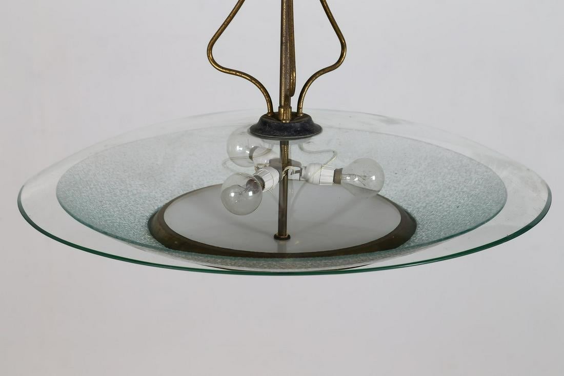 Lampada a Sospensione di Fontana Arte (attr.)