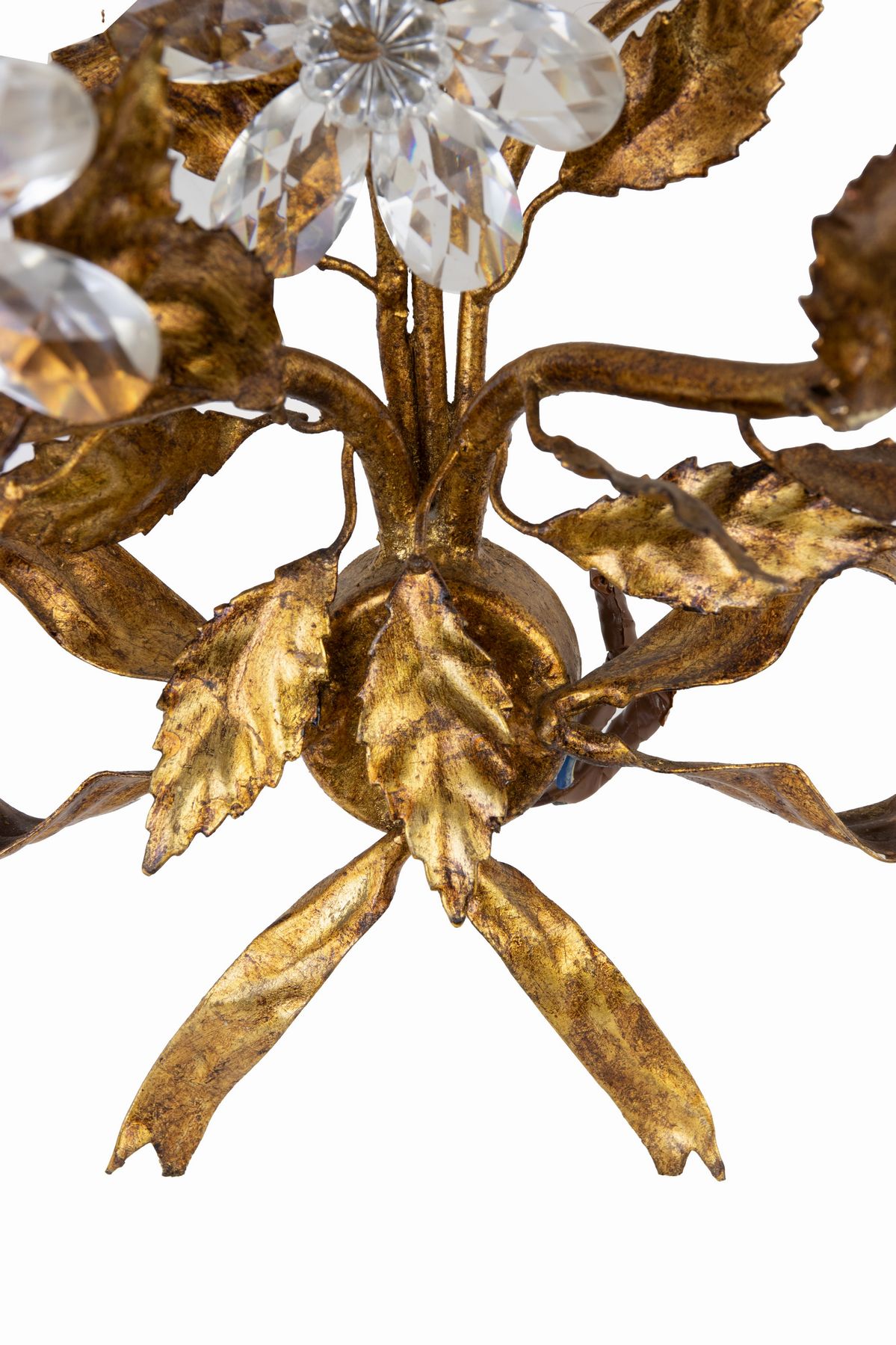 Lampada a Mensola in Ottone Dorato nello Stile di Hans Kogl
