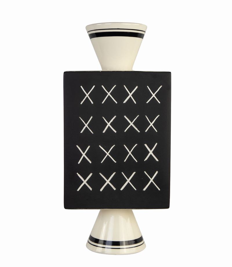 Vaso By Ugo la Pietra For Rometti Ceramiche