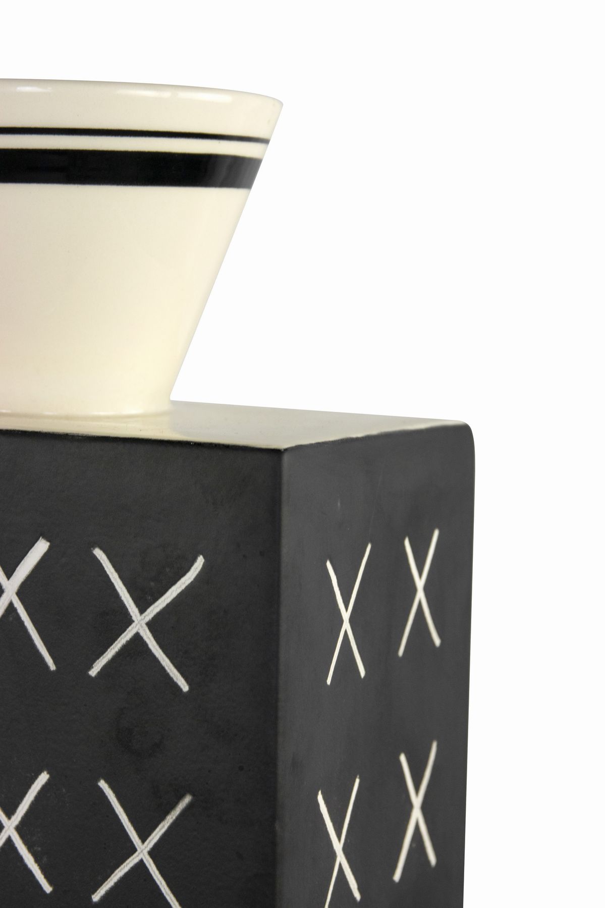 Vaso By Ugo la Pietra For Rometti Ceramiche