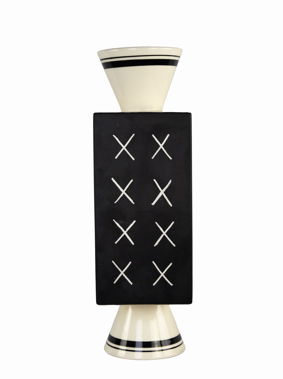 Vaso By Ugo la Pietra For Rometti Ceramiche