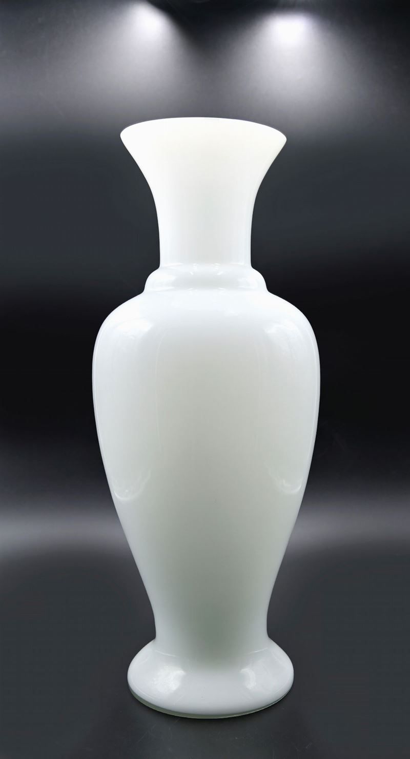 Grande Vaso Vintage in Vetro di Murano di Venini