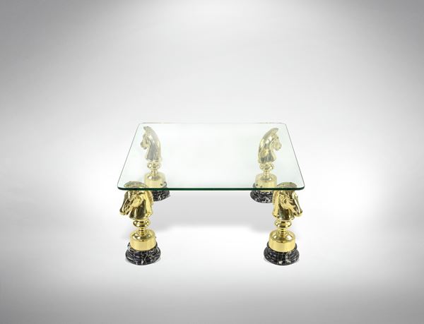 Tavolino vintage “Chess Horses”