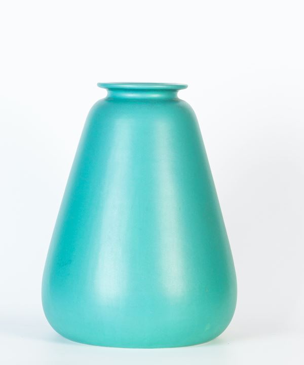Vaso in ceramica verde acqua di Ceramiche Nove