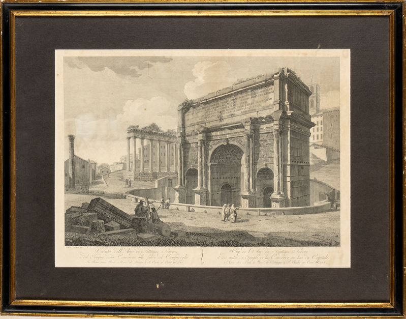 Veduta Dell'arco di Settimio Severo