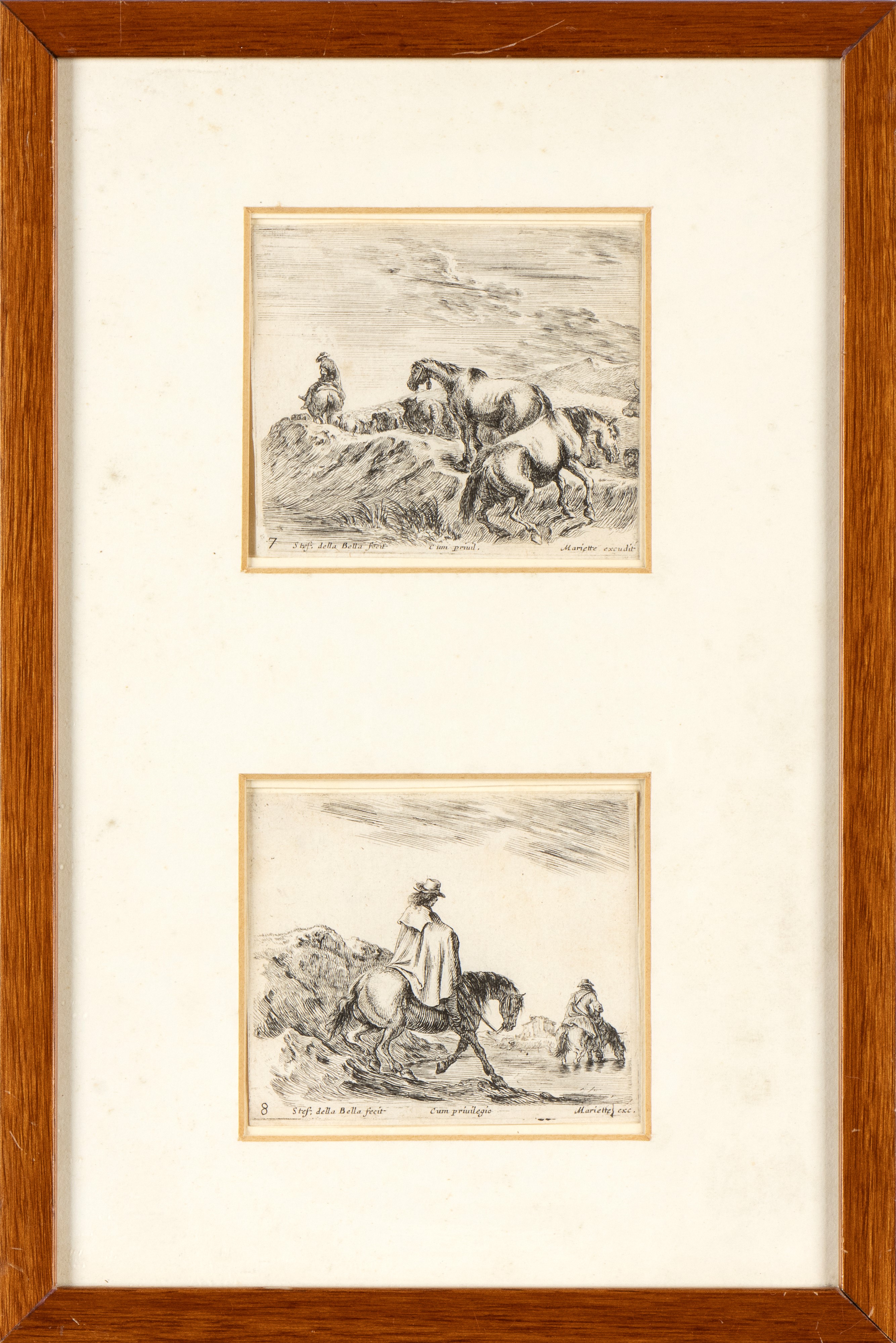 Due incisioni dalla serie diversi capricci