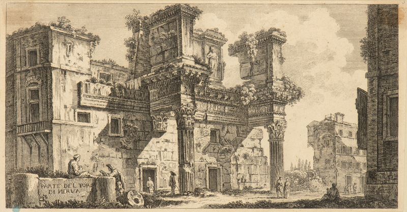 Giovanni Battista Piranesi - Parte del Foro di Nerva