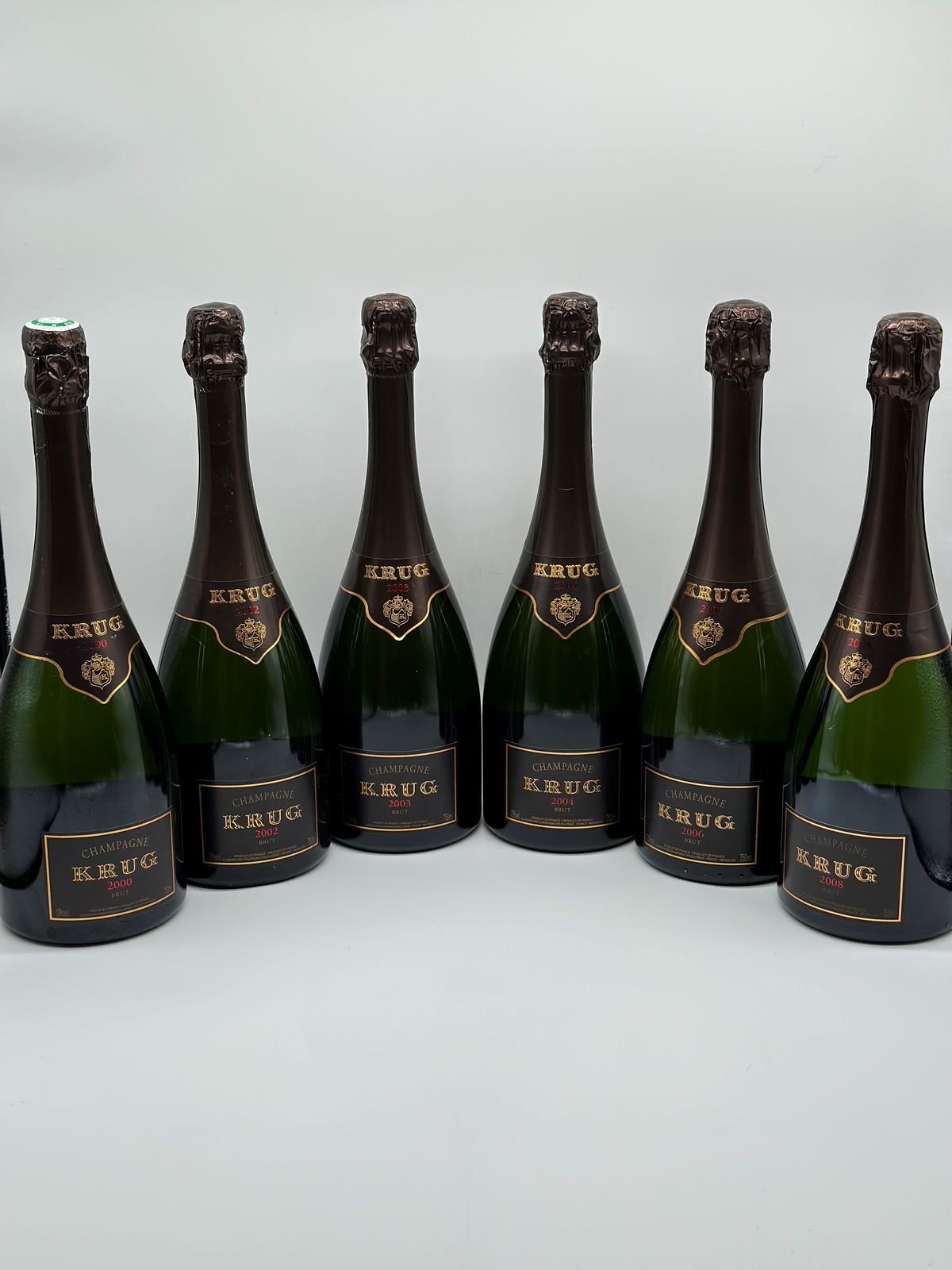 Krug, Brut Vintage 2000-2002-2003-2004-2006-2008