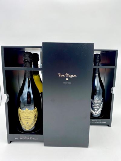 Moët & Chandon, Dom Pérignon Vintage 1996 - Moët & Chandon, Dom Pérignon Enothèque 1996, Side By ...