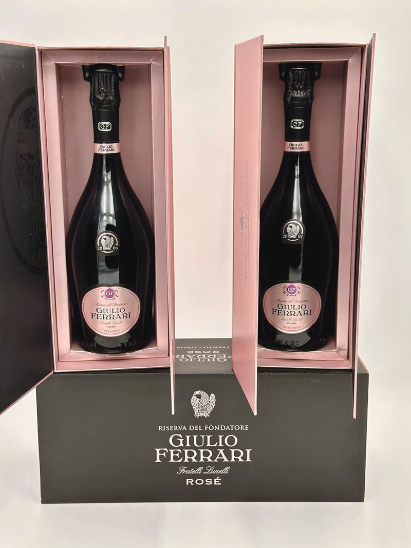 Fratelli Lunelli Ferrari, Giulio Ferrari Riserva del Fondatore Rosè Trentodoc 2006 e 2007