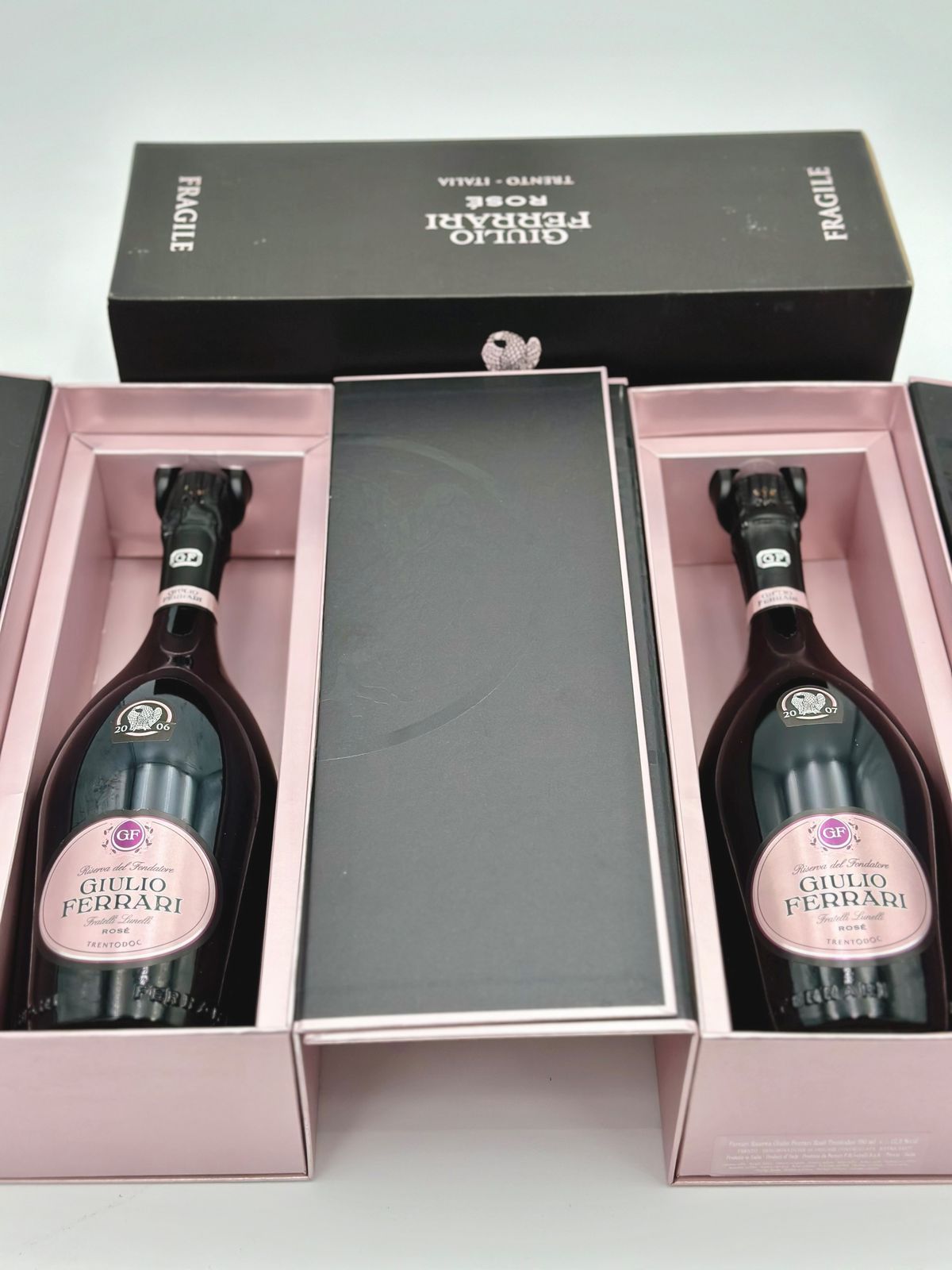 Fratelli Lunelli Ferrari, Giulio Ferrari Riserva del Fondatore Rosè Trentodoc 2006 e 2007
