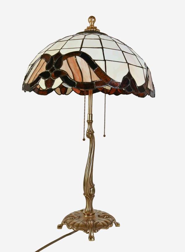 Lampada vintage in stile Tiffany  (1950s)  - Asta 1950-1980 Design and Decor - Bertolami Fine Art - Casa d'Aste