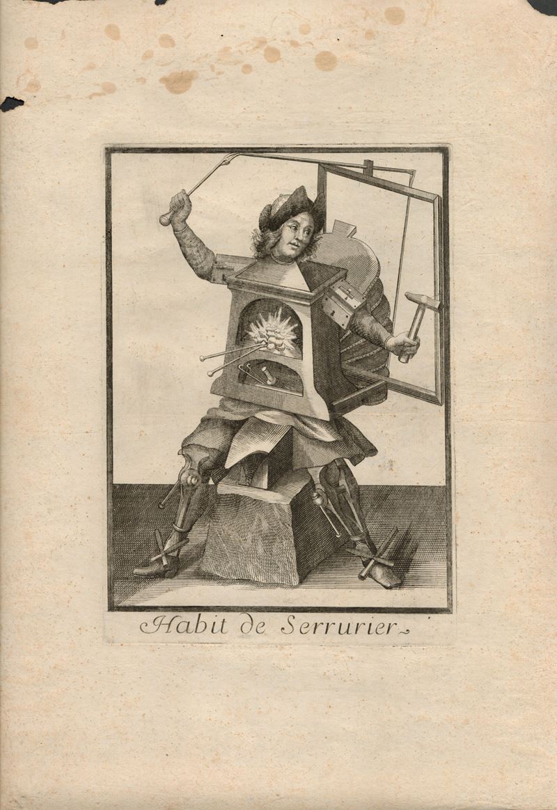 Nicolas De Larmessin II - Habitat De Serrurier