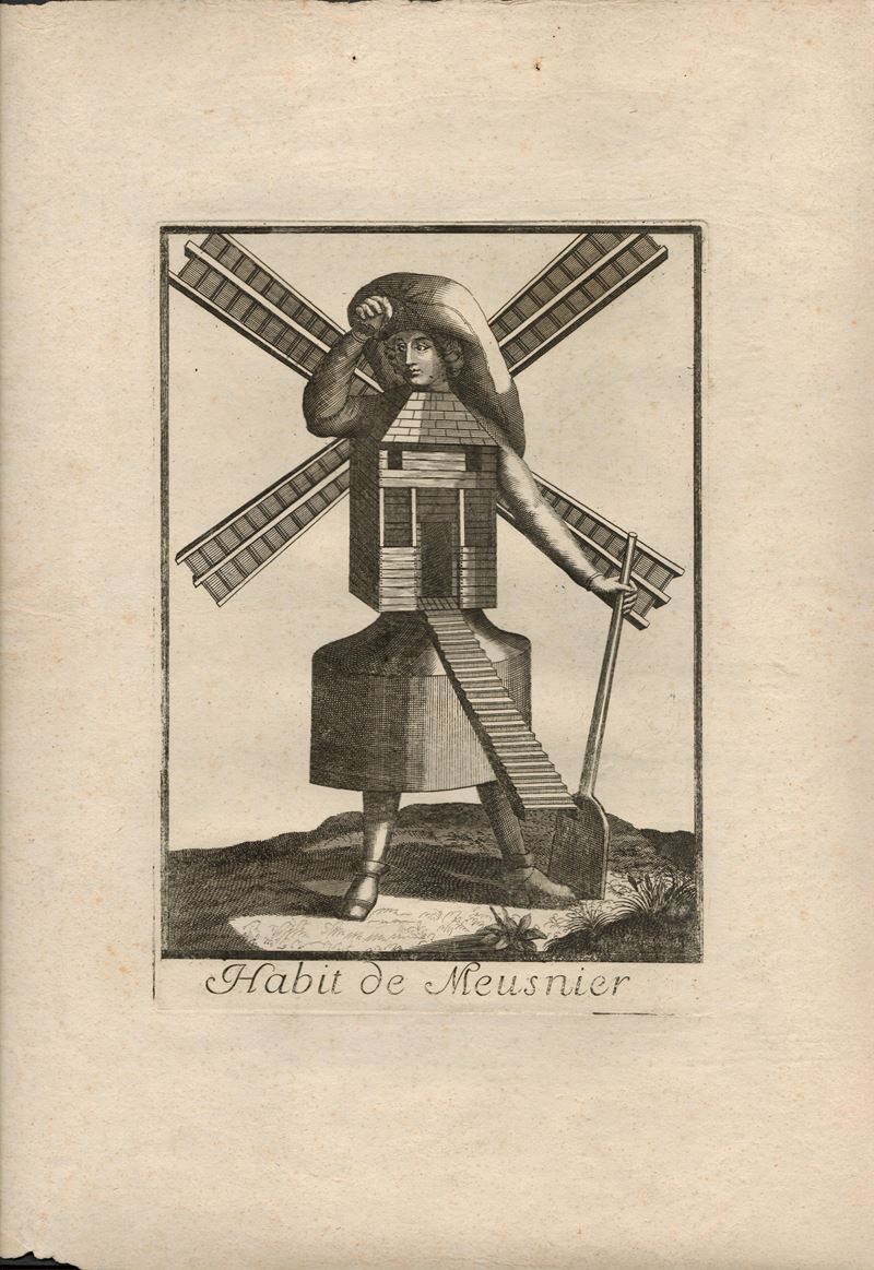 Nicolas De Larmessin II - Habitat De Meusnier
