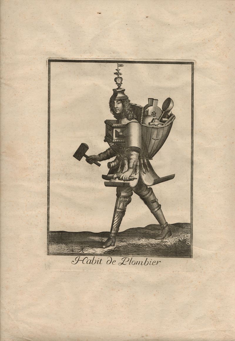 Nicolas De Larmessin II - Habitat De Plombier