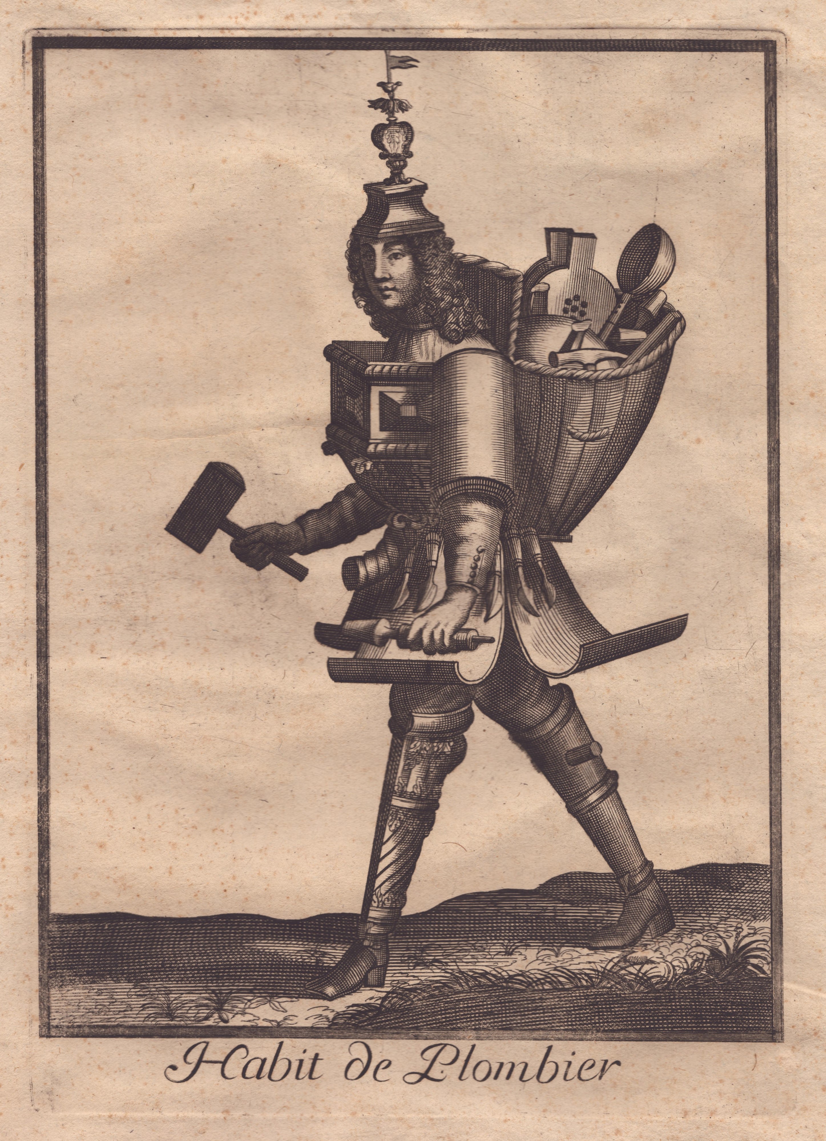 Nicolas De Larmessin II - Habitat De Plombier