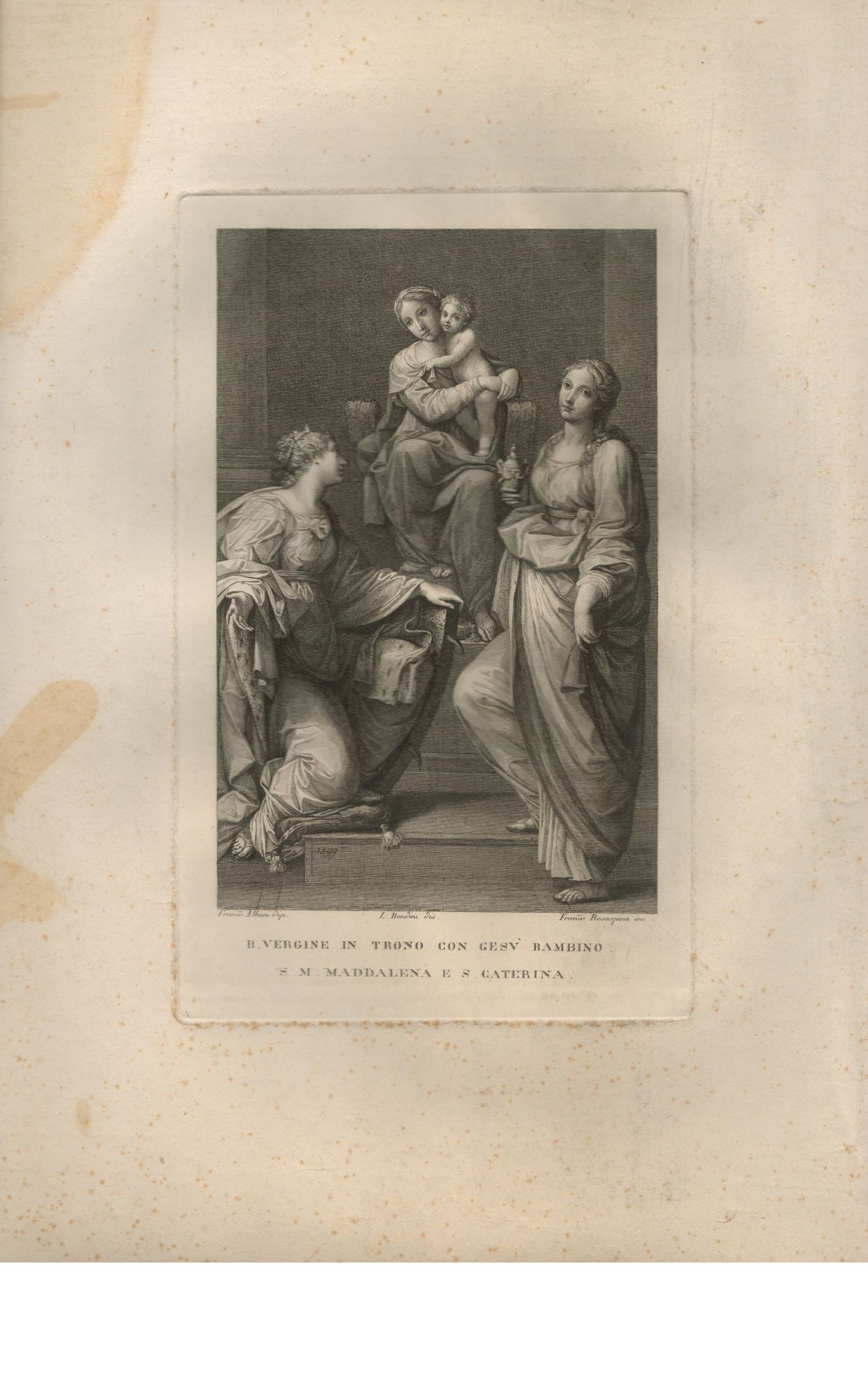 Francesco Rosaspina - 3 Incisioni