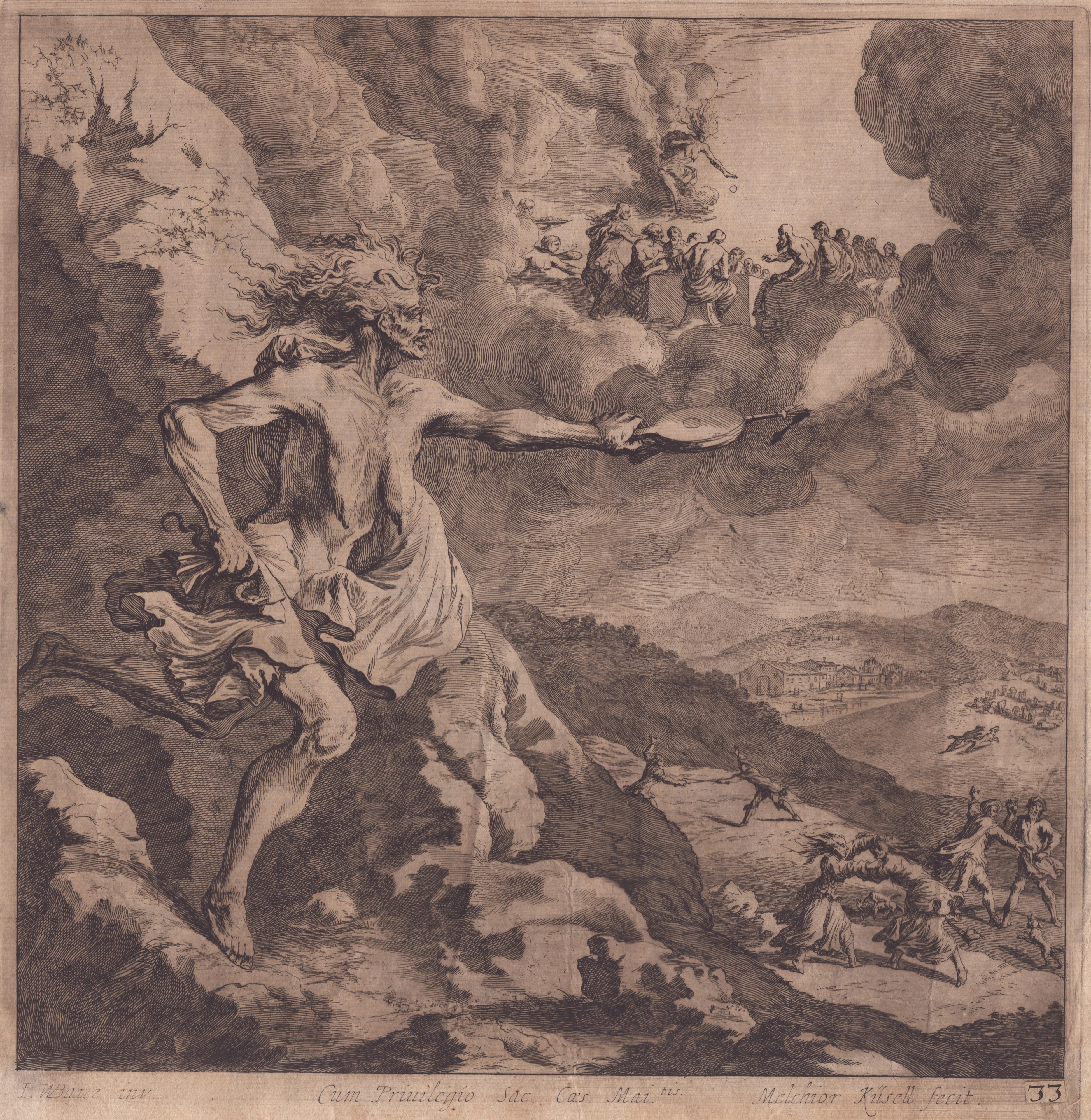 Melchior Küsel - Vanitas. Due Incisioni