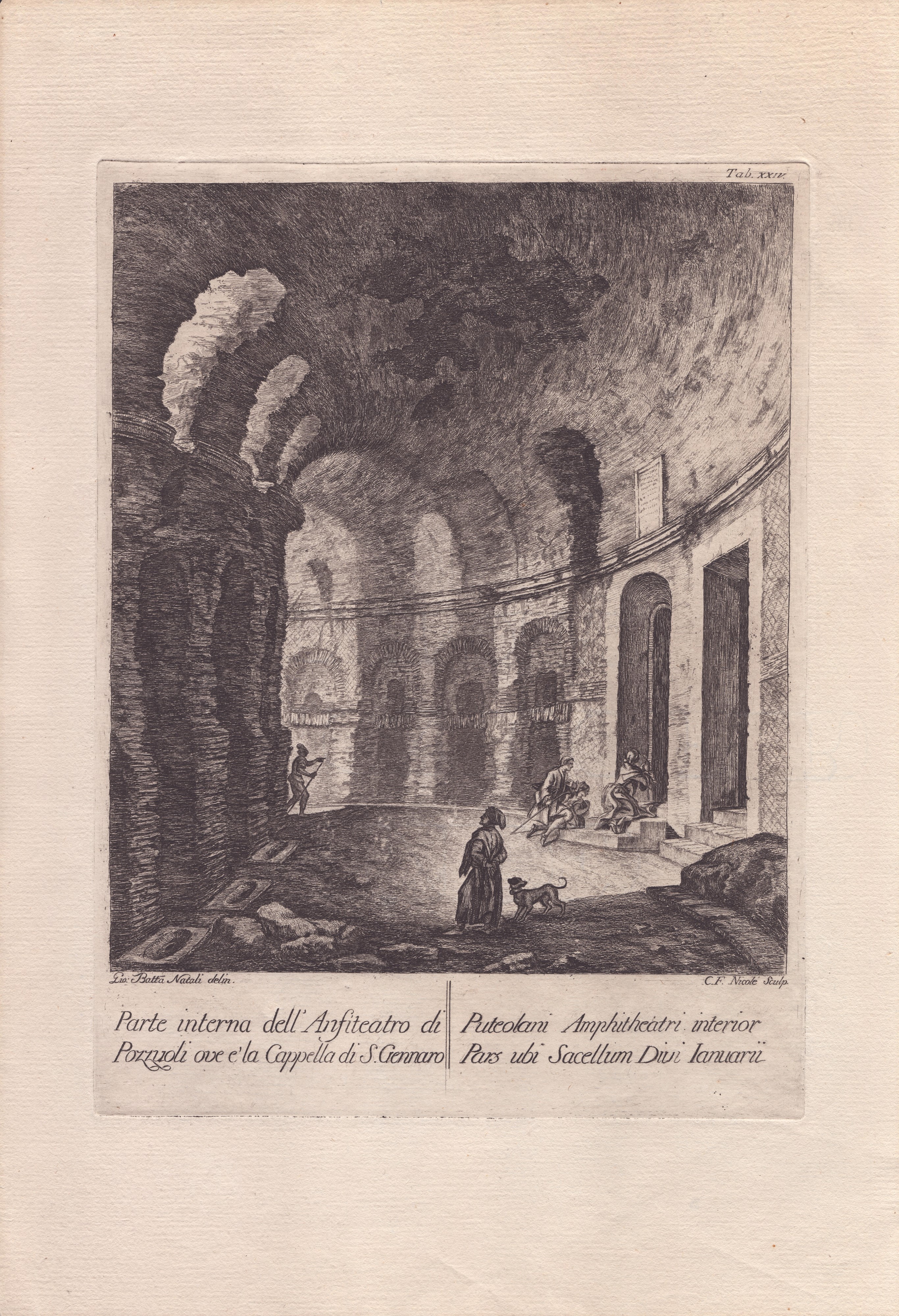 Francesco la Marra - 3 Incisioni da Giovanni Battista Natali