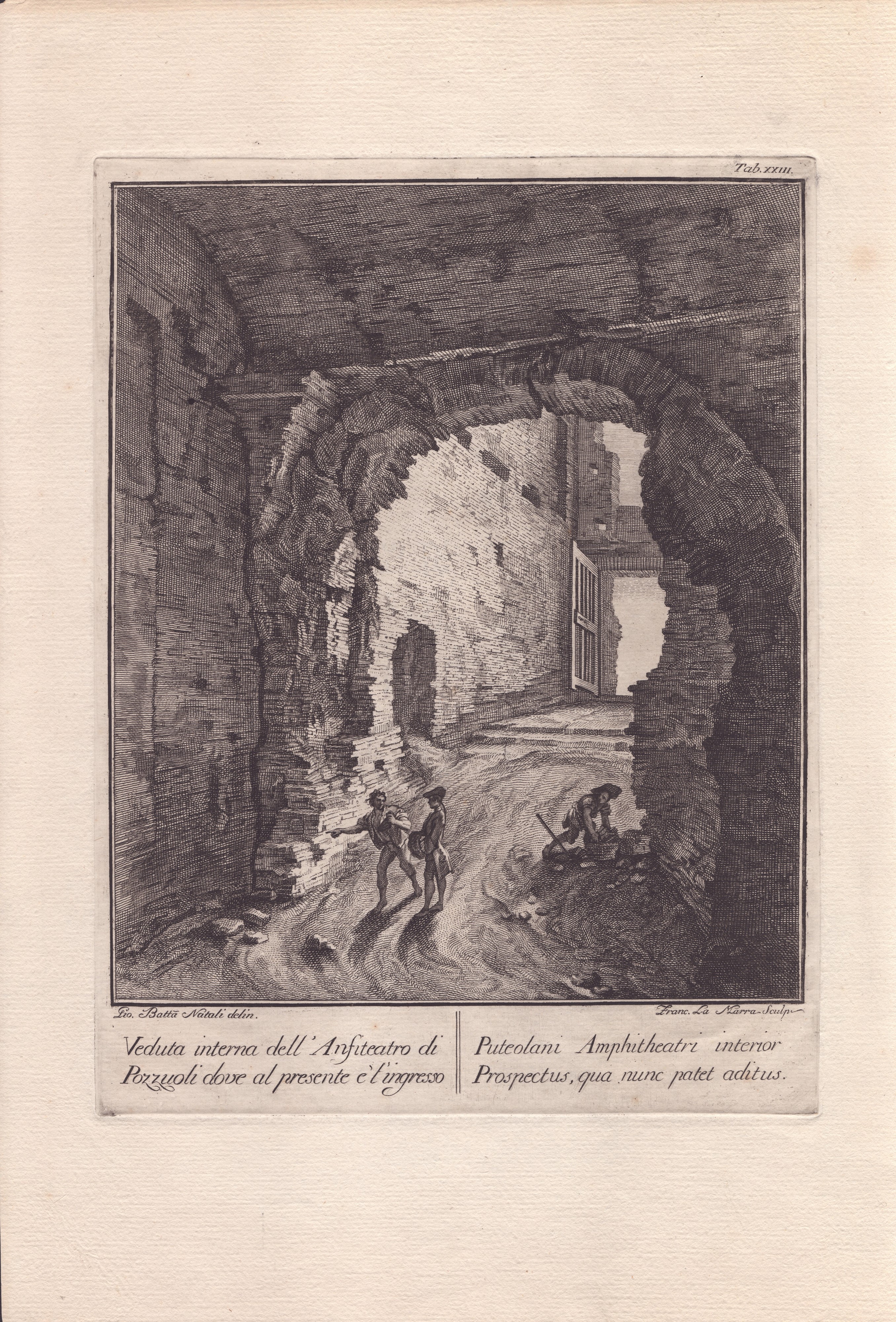 Francesco la Marra - 3 Incisioni da Giovanni Battista Natali