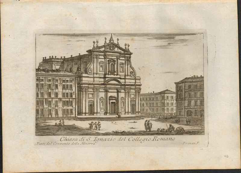 Giovanni Battista Piranesi - Chiesa di S. Ignazio del Collegio Romano