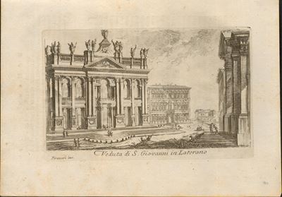 Veduta di S. Giovanni in Laterano