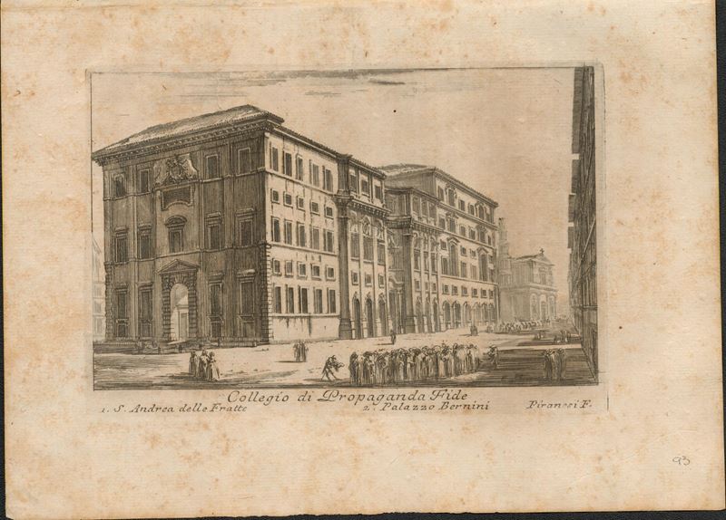 Giovanni Battista Piranesi - Collegio di Propaganda Fide
