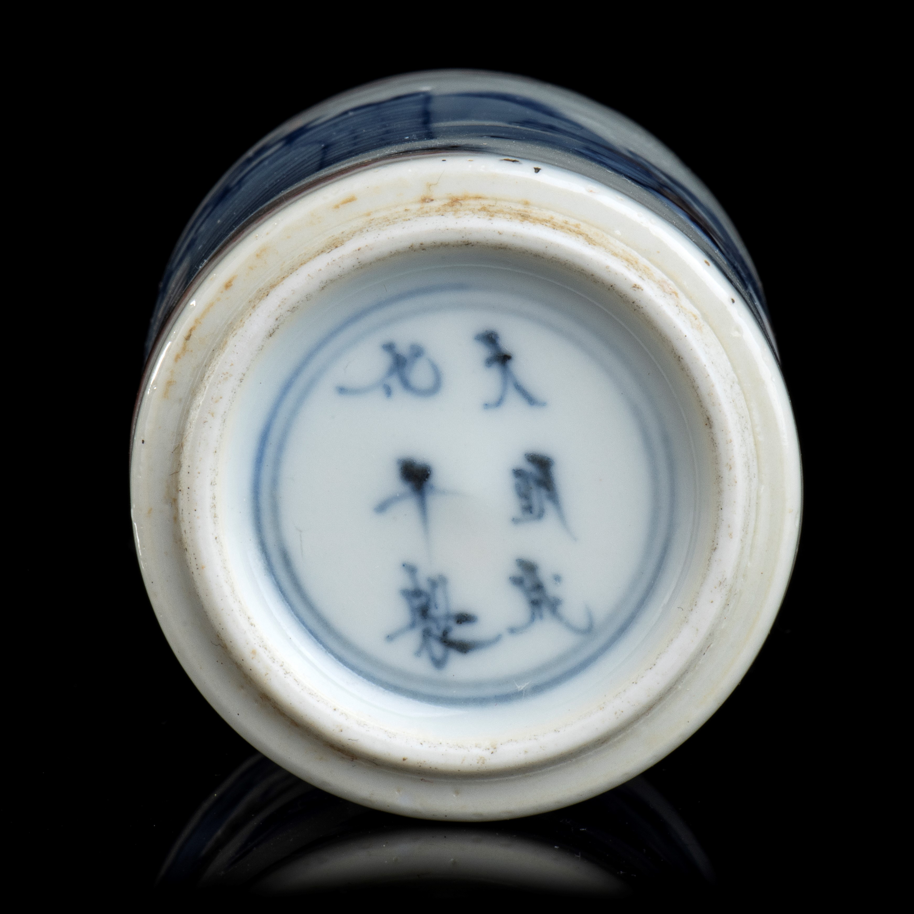 Snuff Bottle in Porcellana