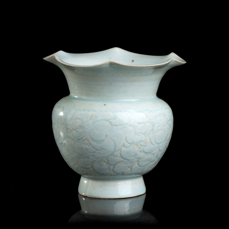 Vaso in Porcellana con Invetriataura Qingbai