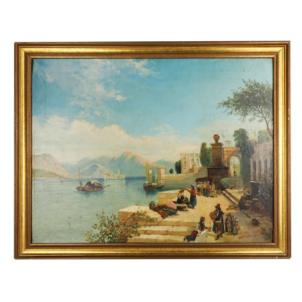 Lot of two paintings,