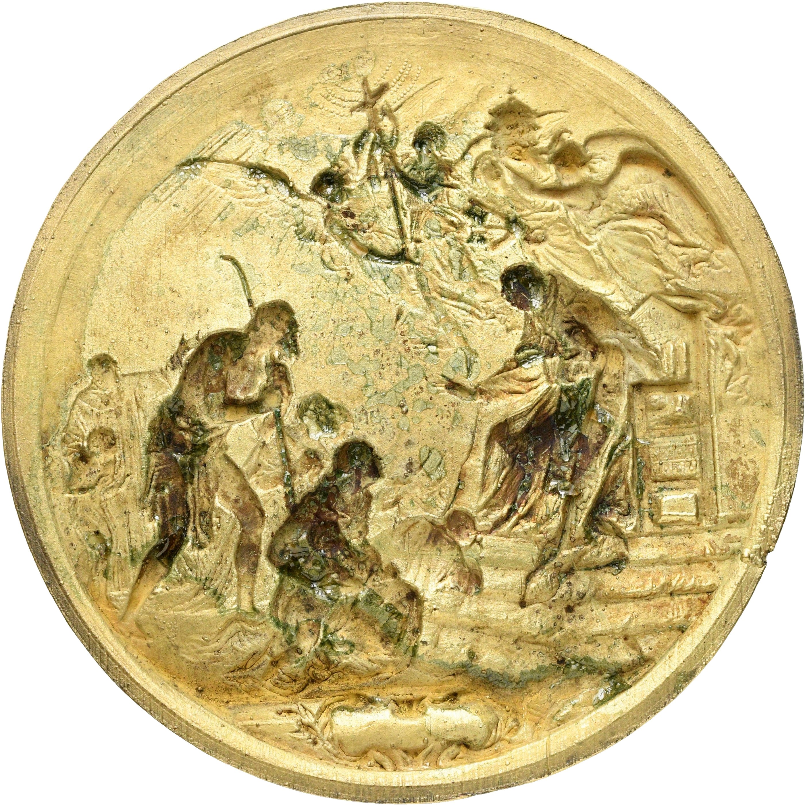 Papa in trono con i fedeli