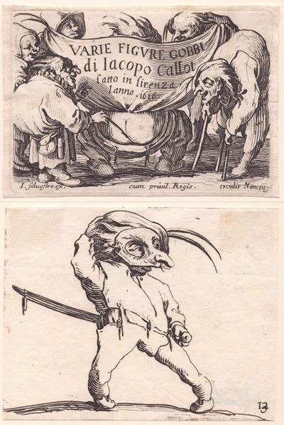 Varie Figure Gobbi di Iacopo Callot